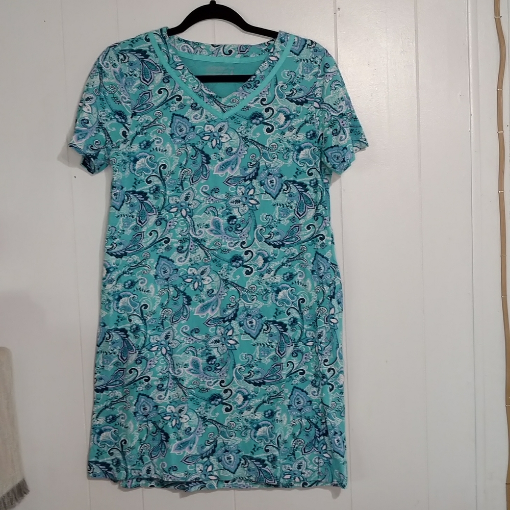 Jockey Short Sleeve Shirt Dress